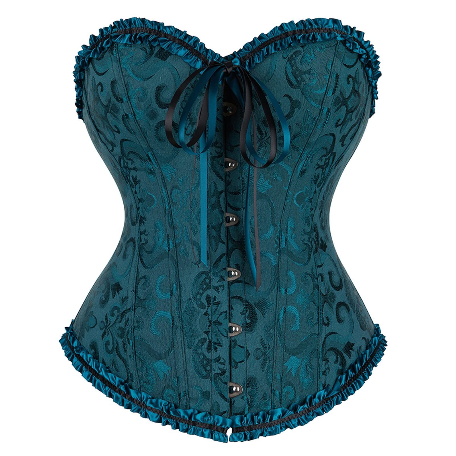 1851 Renaissance Corset Tops Green Corsets Plus Size Halloween Costumes 1851 Renaissance Corset Tops Green Corsets Plus Size Halloween Costumes